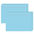 5x7 Index Cards (100 Count), Heavyweight 160gsm Blue Note Cards for Office — College
