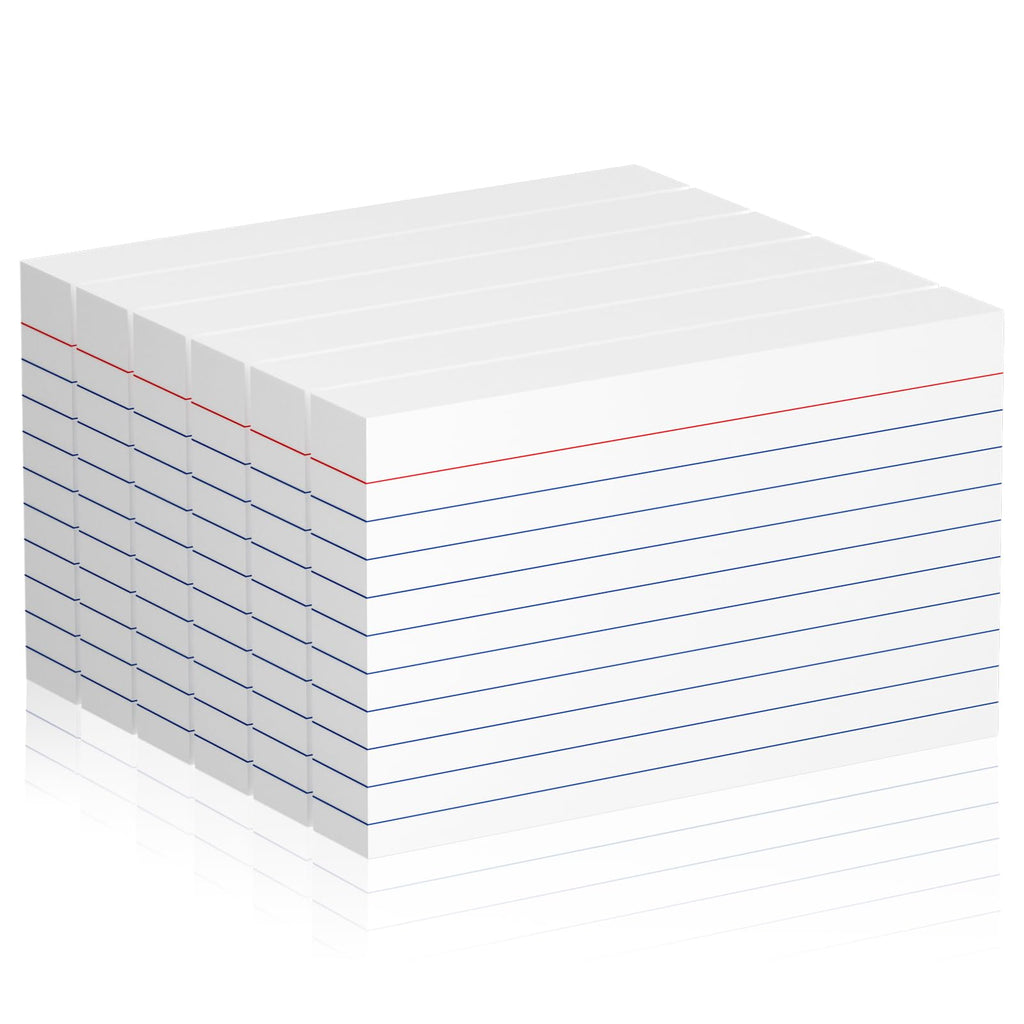 600 Count Colored Index Cards 3 x 5 Inch Ruled Index Cards