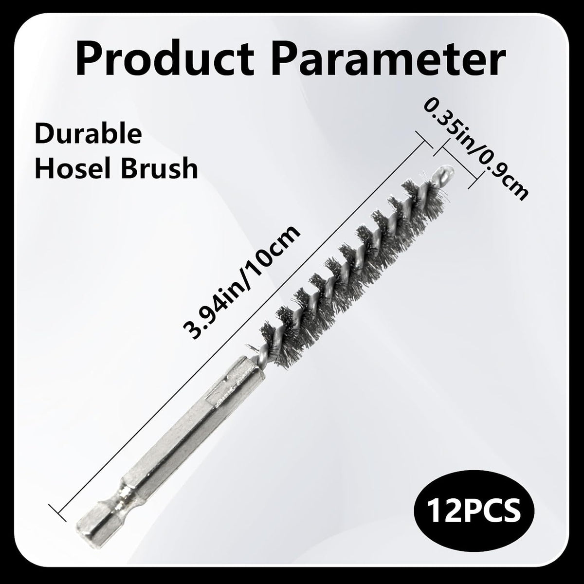 12Pcs Golf Club Cleaner Brush, Golf Clubs Head Hosel Brush, Electric Drill Wire Brush