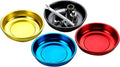 Magnetic Parts Trays, 4-Pack Multicolor Mini Tool and Hardware Holders for Nuts, Bolts