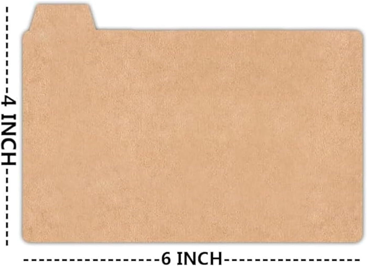 Index Card Box Dividers 4x6,Index Card Guide Set with Number Alphabet Weekly Monthly