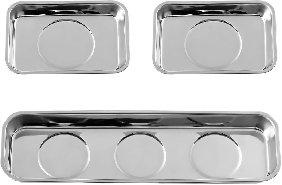 3 Pcs Magnetic Parts Tray, Magnetic Tool Tray