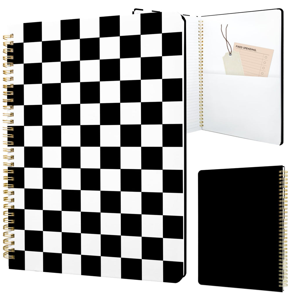 Cute Spiral Notebook 8.5 x 11 Graph Paper Journal A4, Plant Flower