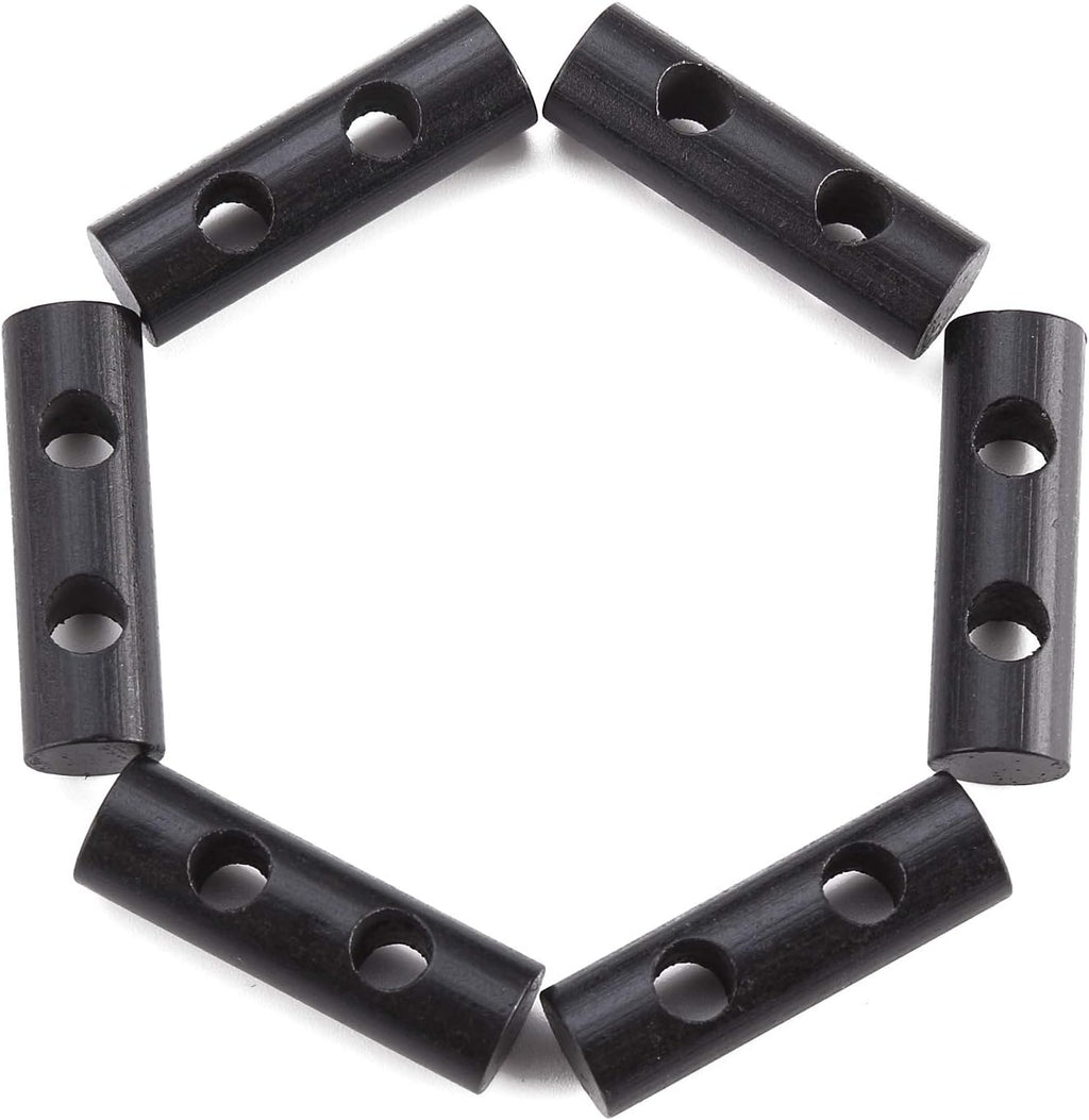 FOSTAR Mini Ferro Rods, 6 Pack Drilled Ferrocerium Rod Camping Emergency Fire Starters
