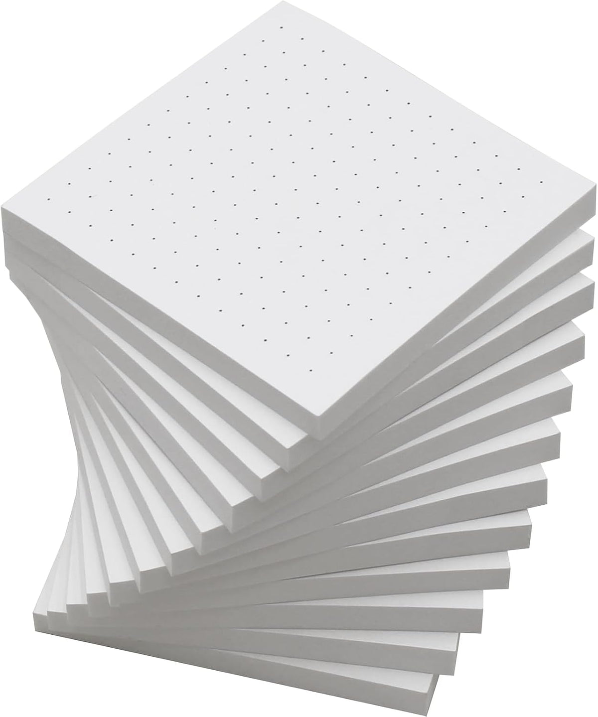 (12 Pad) Dotted Sticky Notes, 3x3 Inch, Dot Grid Self-Stick Notes