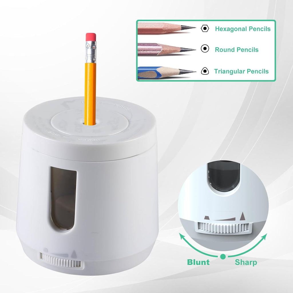 Bocyteopr Automatic Electric Pencil Sharpener, USB & Battery Operated