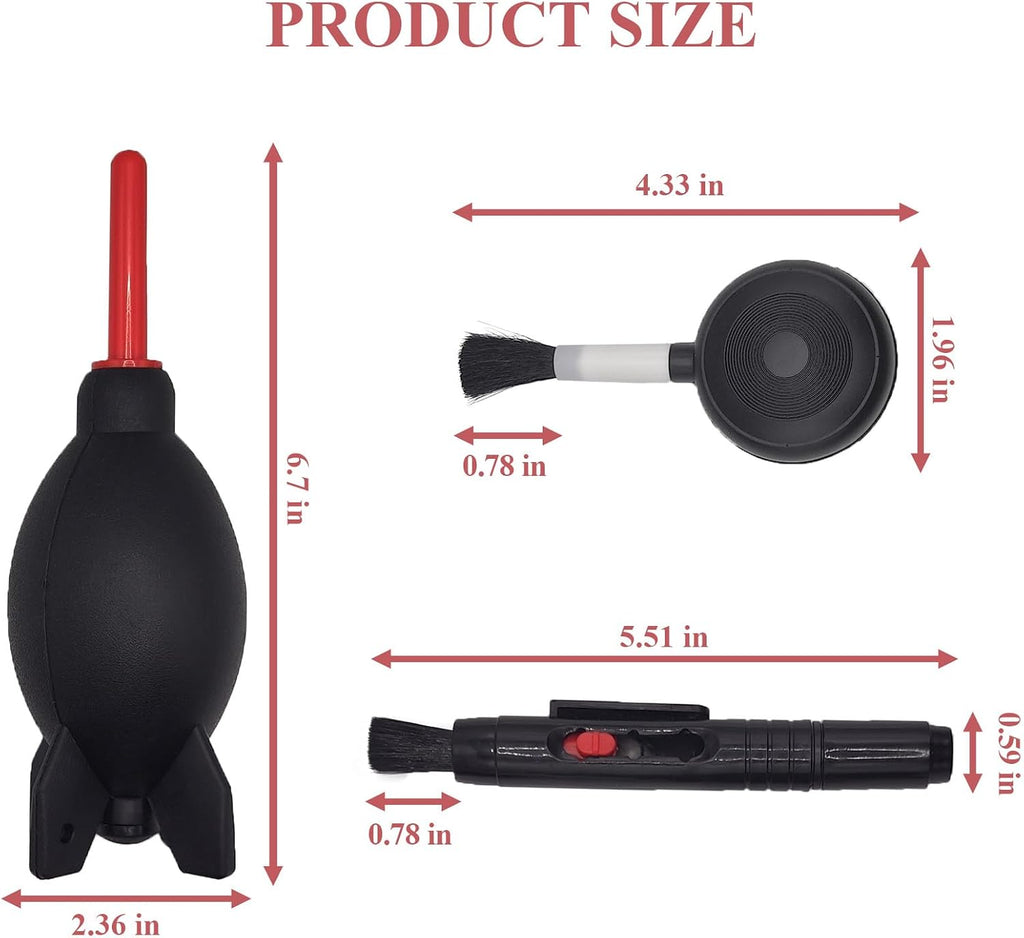 Camera Lens Cleaning kit with Lens Cleaning Pen, Camera Air Blower