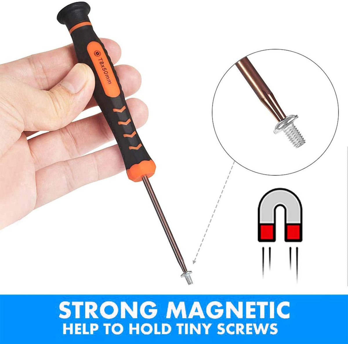 10-Piece Magnetic Torx Screwdriver Set (T2-T15)