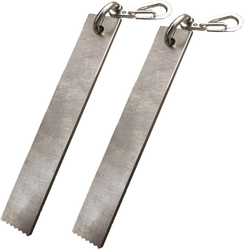 BSGB 2PCS HSS High Speed Steel Striker with mini keychain for Ferro Rod Fire Starter