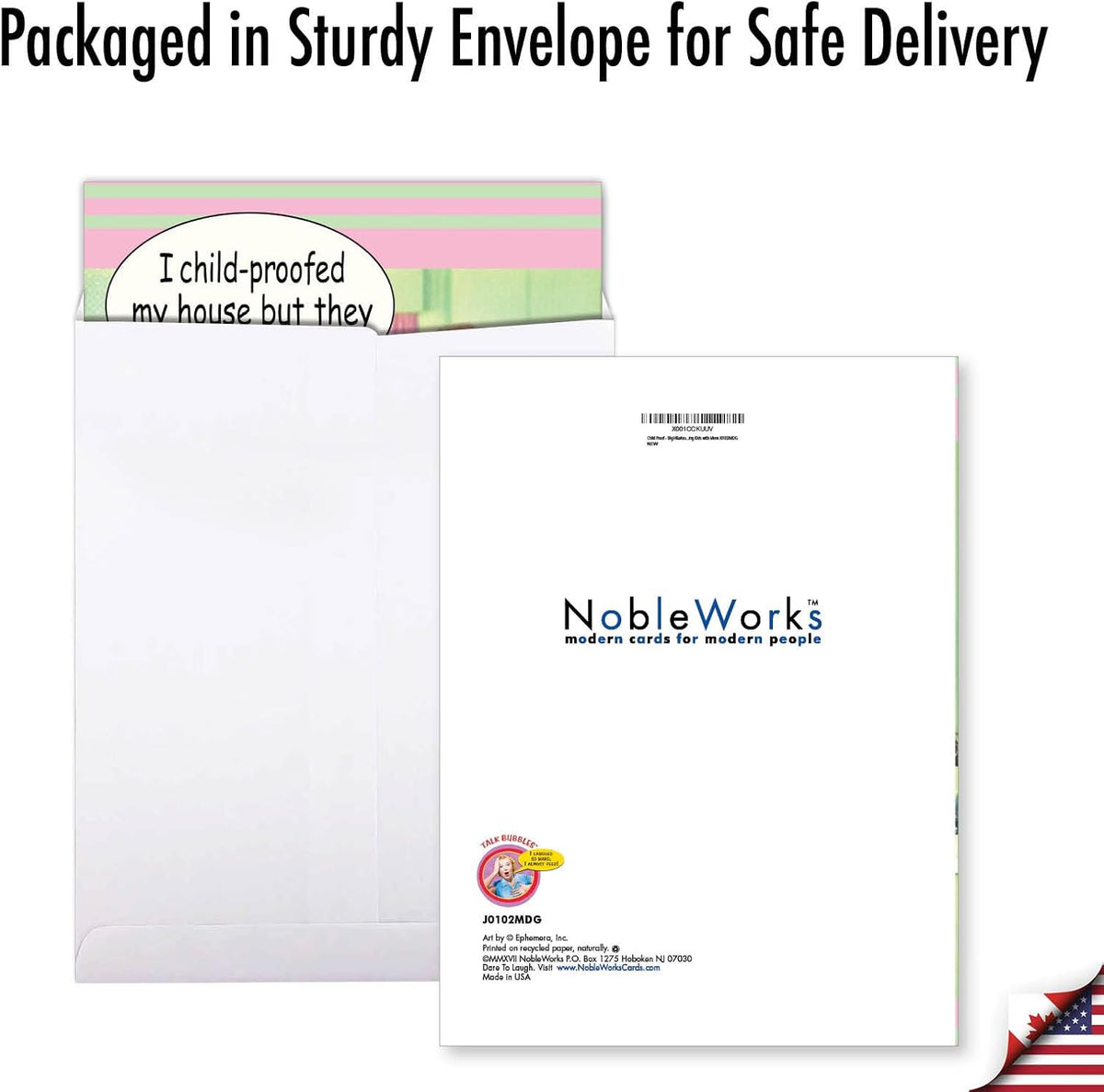 NobleWorks Mother's Day Funny Jumbo Notecard Still Get In J0102MDG