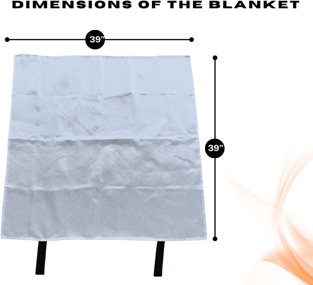 1X Fire Blanket for Home Safety Emergency for Kitchen Fiberglass Fire Blankets Fireproof