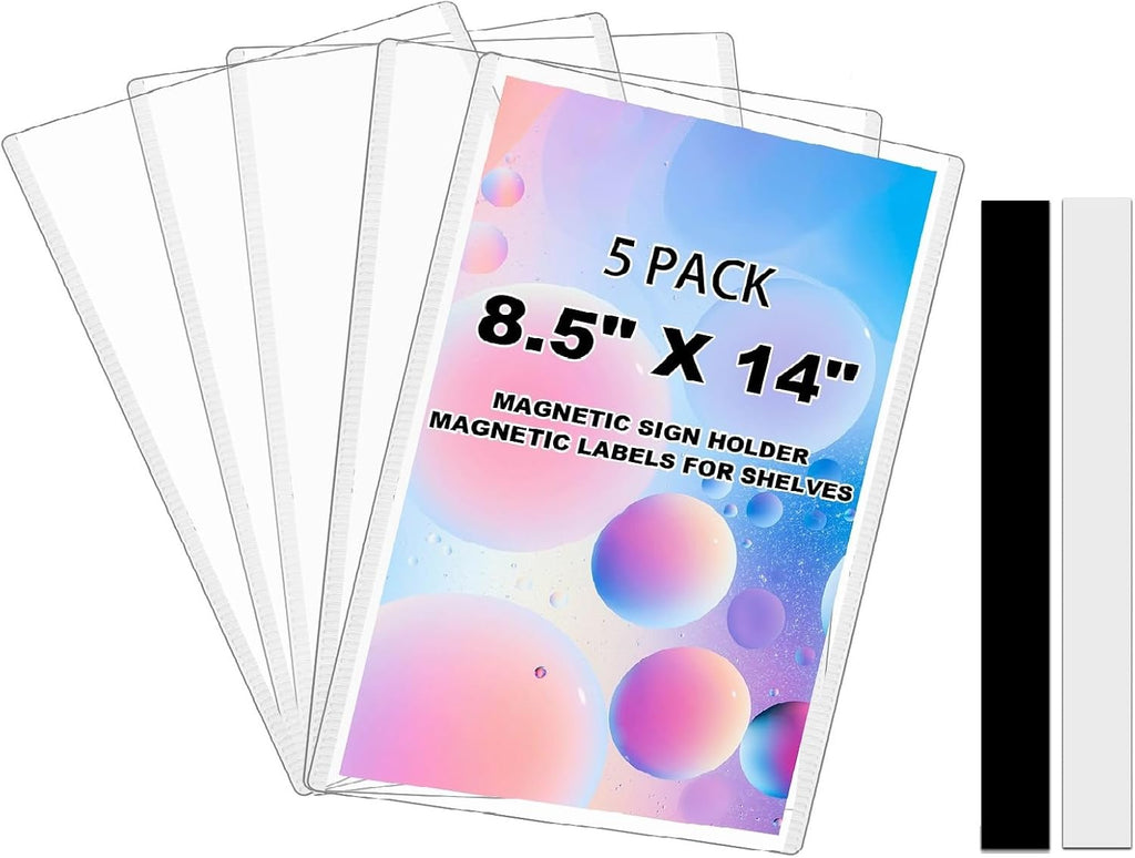 Legal Size Plastic Paper Sleeves 8.5x14 Document Sheet Protectors for Warehouse
