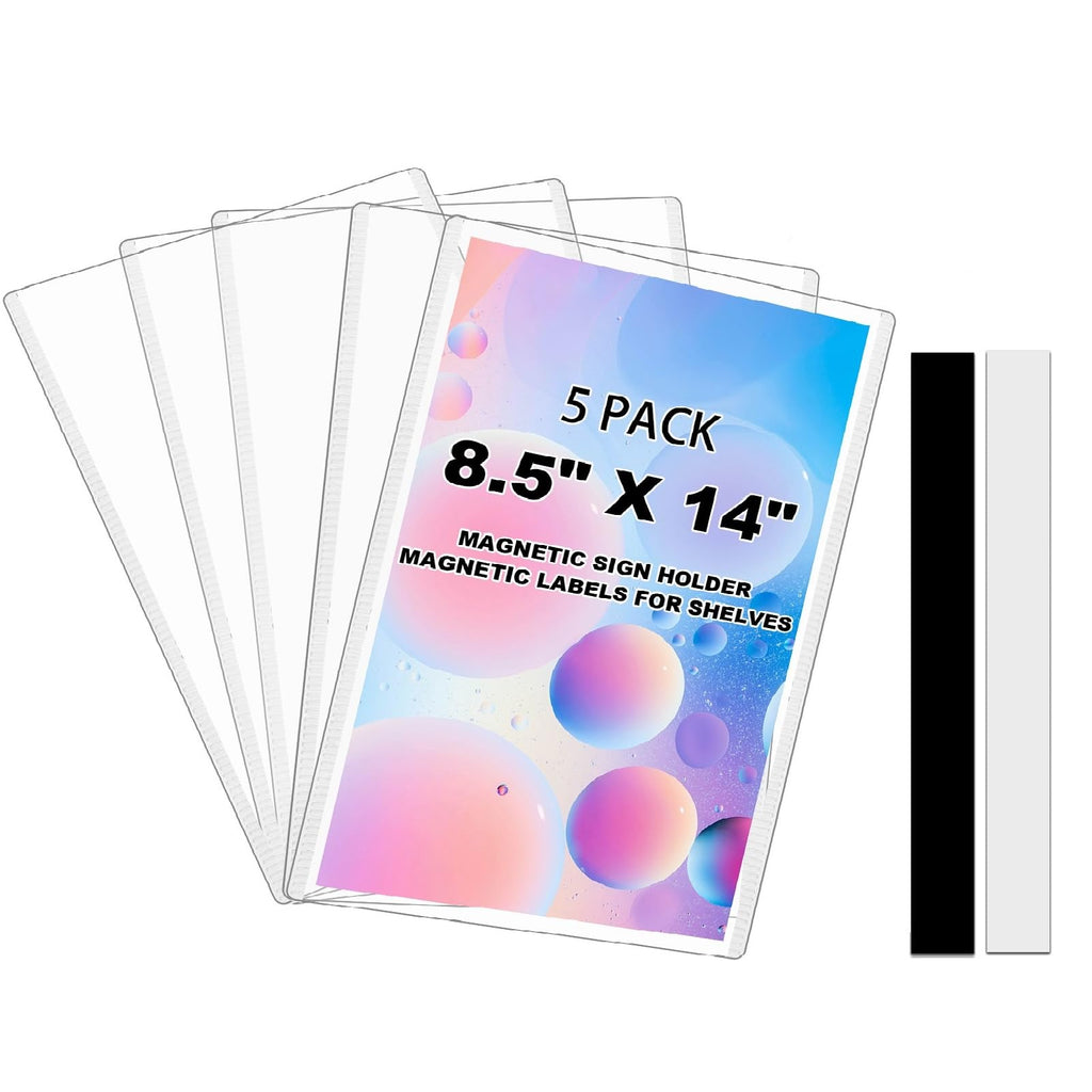 Legal Size Plastic Paper Sleeves 8.5x14 Document Sheet Protectors for Warehouse