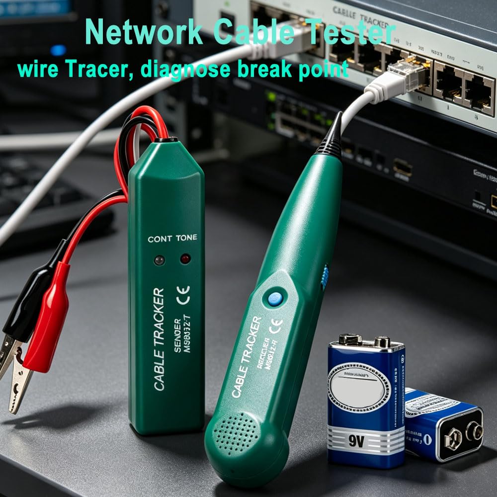 Telephone Phone Line Tester, Dead Circuit Tracer, Continuity Tester Open Finder for Diyer