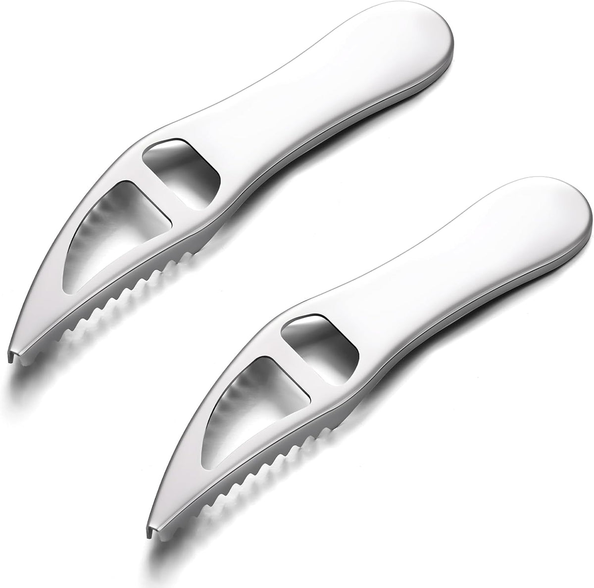 2 Pcs Silver Fish Scaler Remover