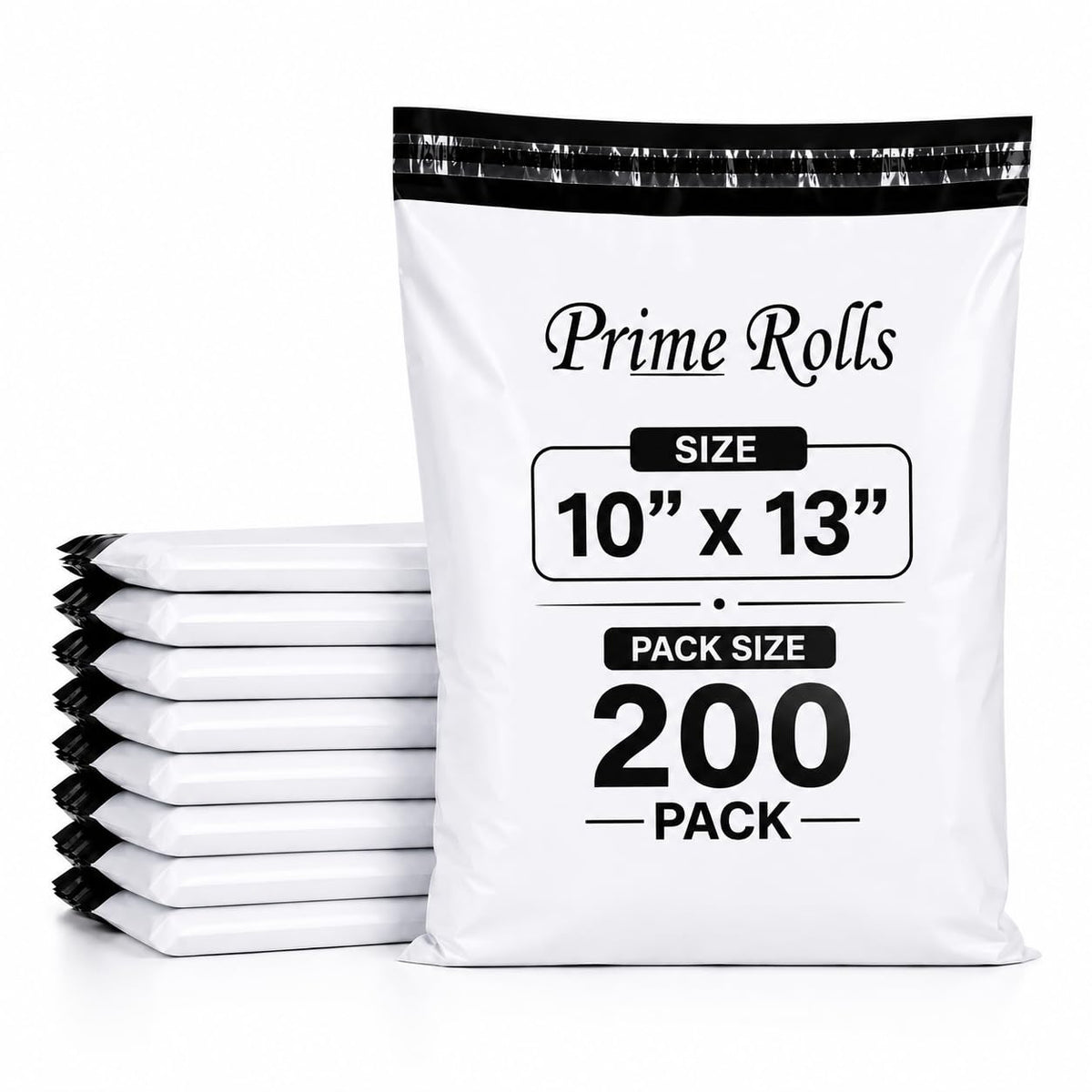 12 x 15.5 Poly Mailers, 100 Pack – Durable Waterproof Self-Seal Shipping Bags for Clothes