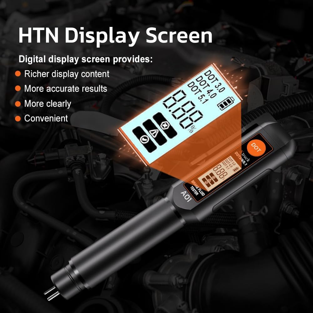 Brake Fluid Tester Pen with Corrosion Resistance Probe
