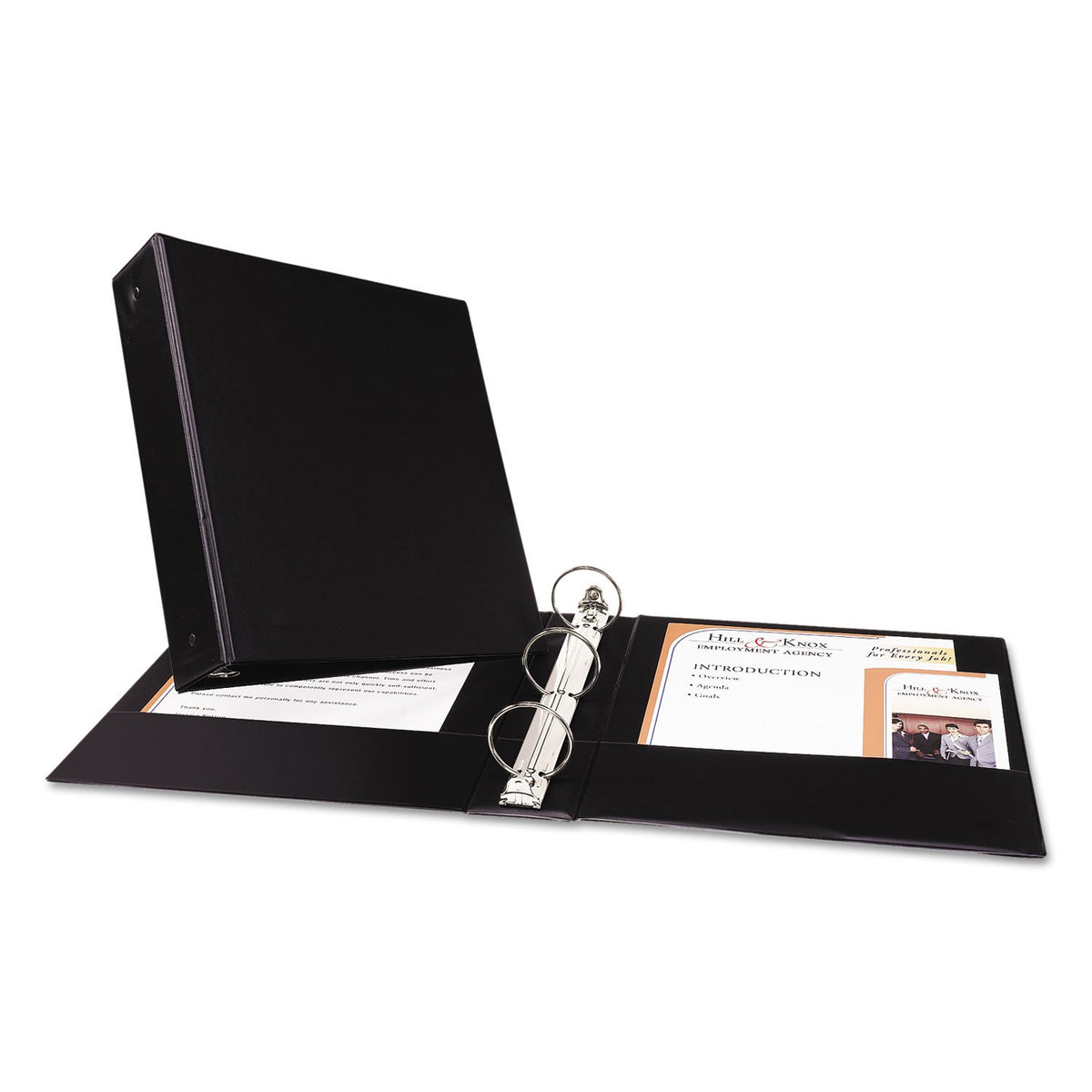 Avery Standard 3 Ring Binder, 2" Round Rings, 375-Sheet Capacity, 2.8 Inch Wide Spine