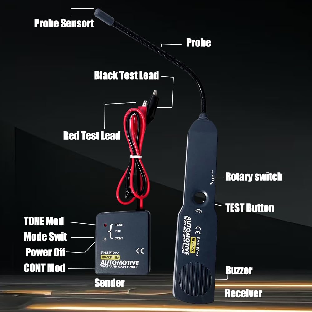 EM415PRO Circuit Tracer Automotive Short Open Finder Repair Tool