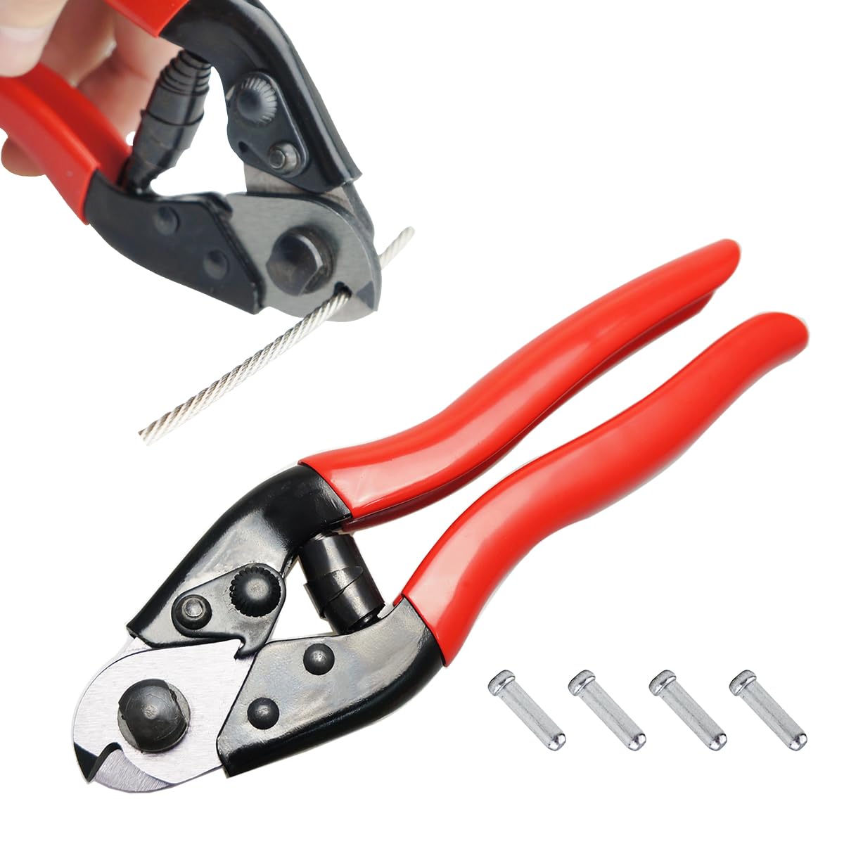 Muzata Cable Cutter Heavy Duty Stainless Steel Wire Rope Cutter M015