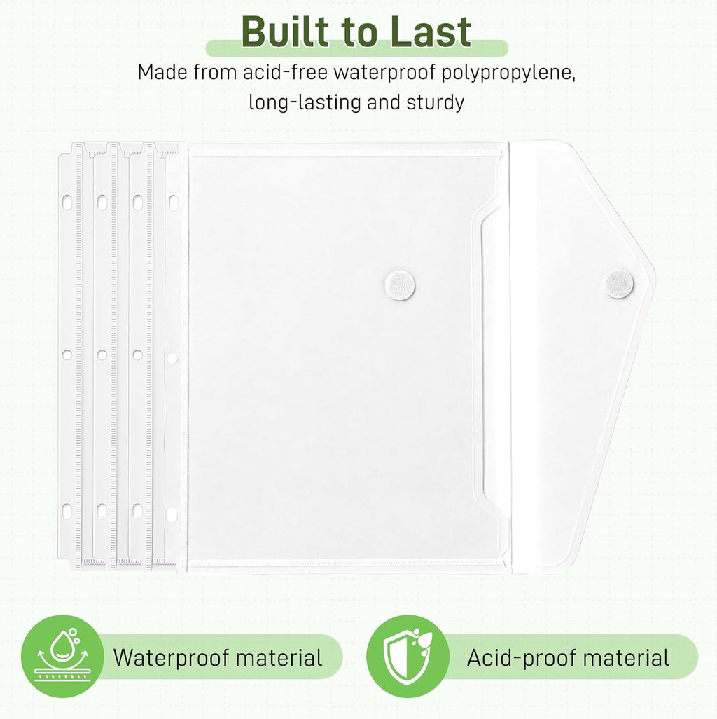 30 Pcak Binder Folders with Staggered Closures, Letter Size