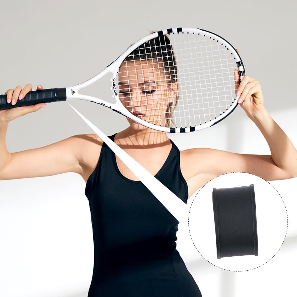 40pcs Tennis Racket Grip Ring 2 Colors Rubber Silicone Racquet Grip Ring Pickleball