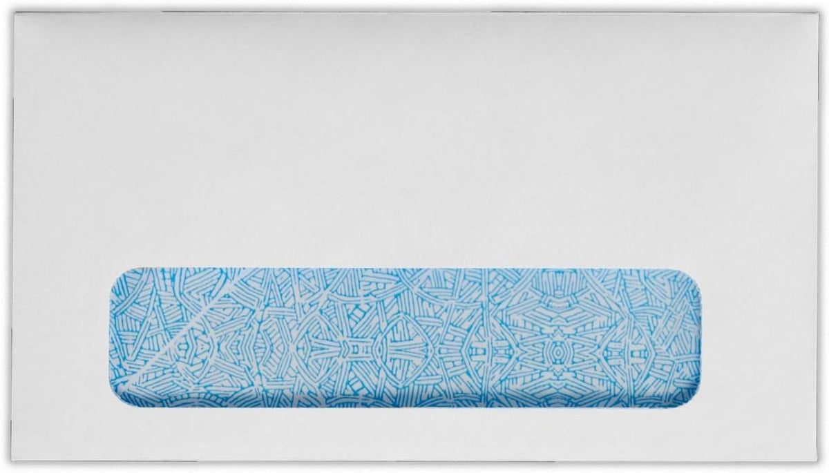 LUXPaper #6 3/4 Business Window Envelopes | Commercial Flap | Security Tint | 3 5/8" x 6