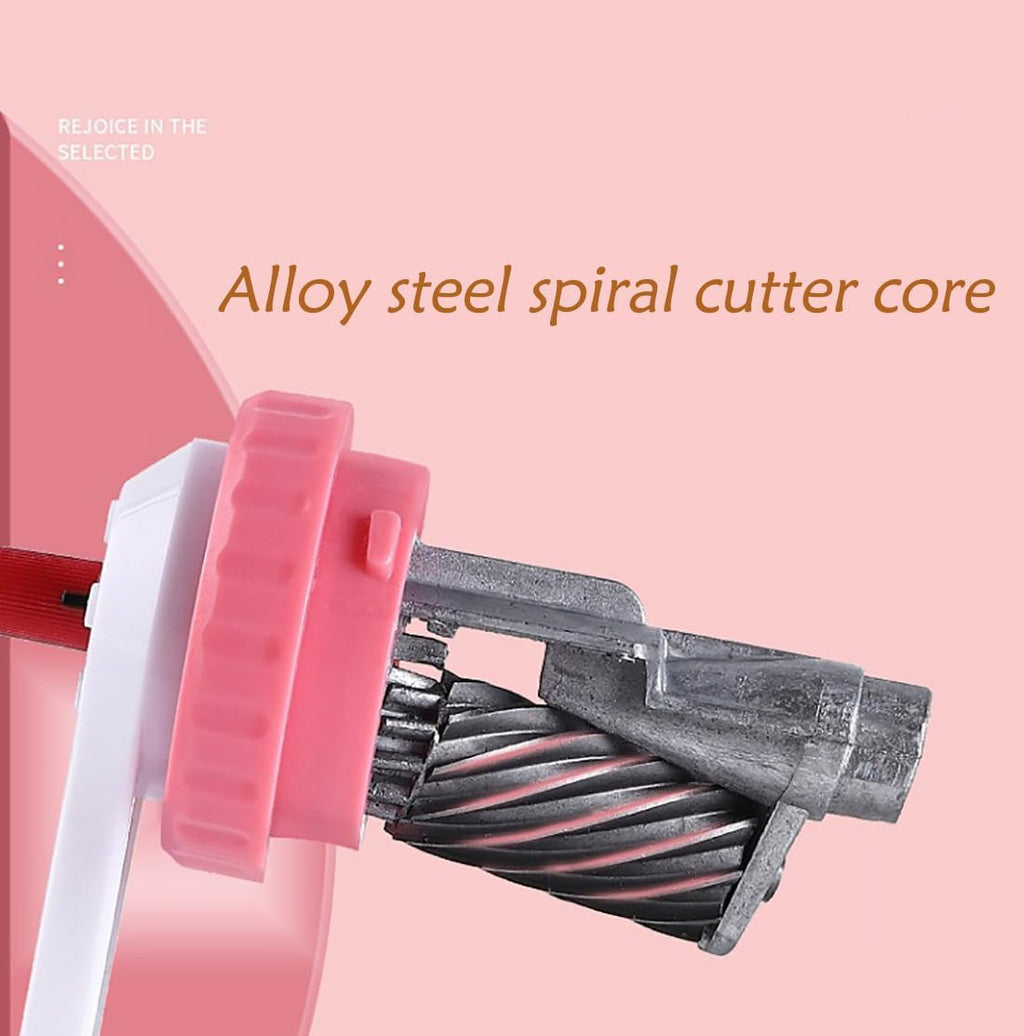 Pencil Sharpener, Hand Crank Manual Sharpener, Auto Pen Feed Feature