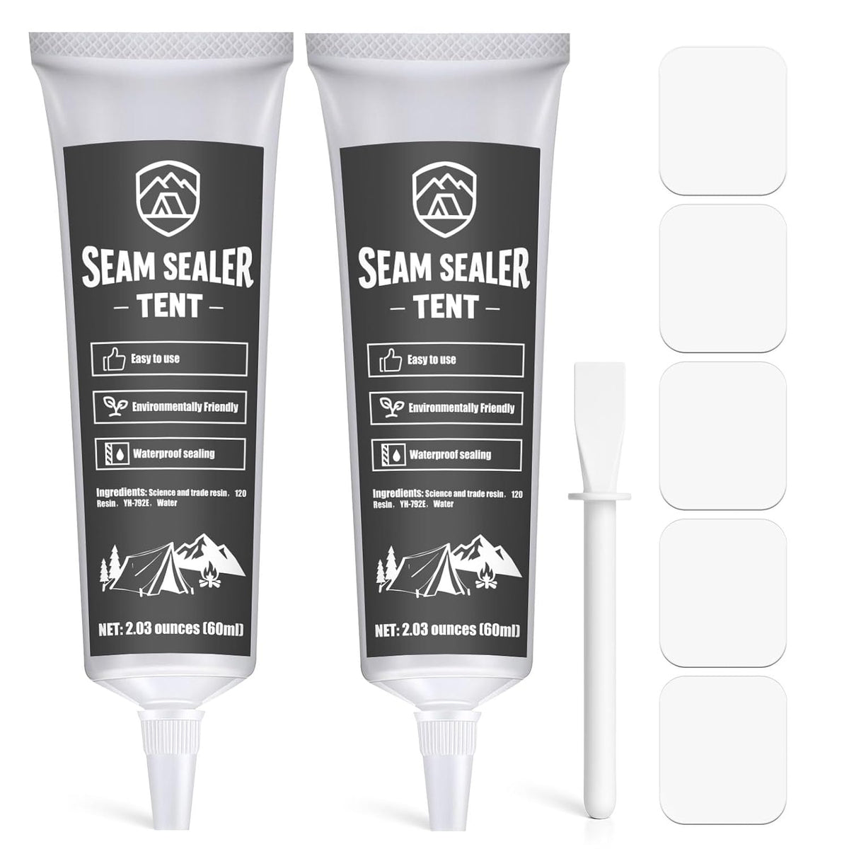 1DFAUL 120ml Tent Seam Sealer Waterproof, Seam Sealer Tent Sealant Repair