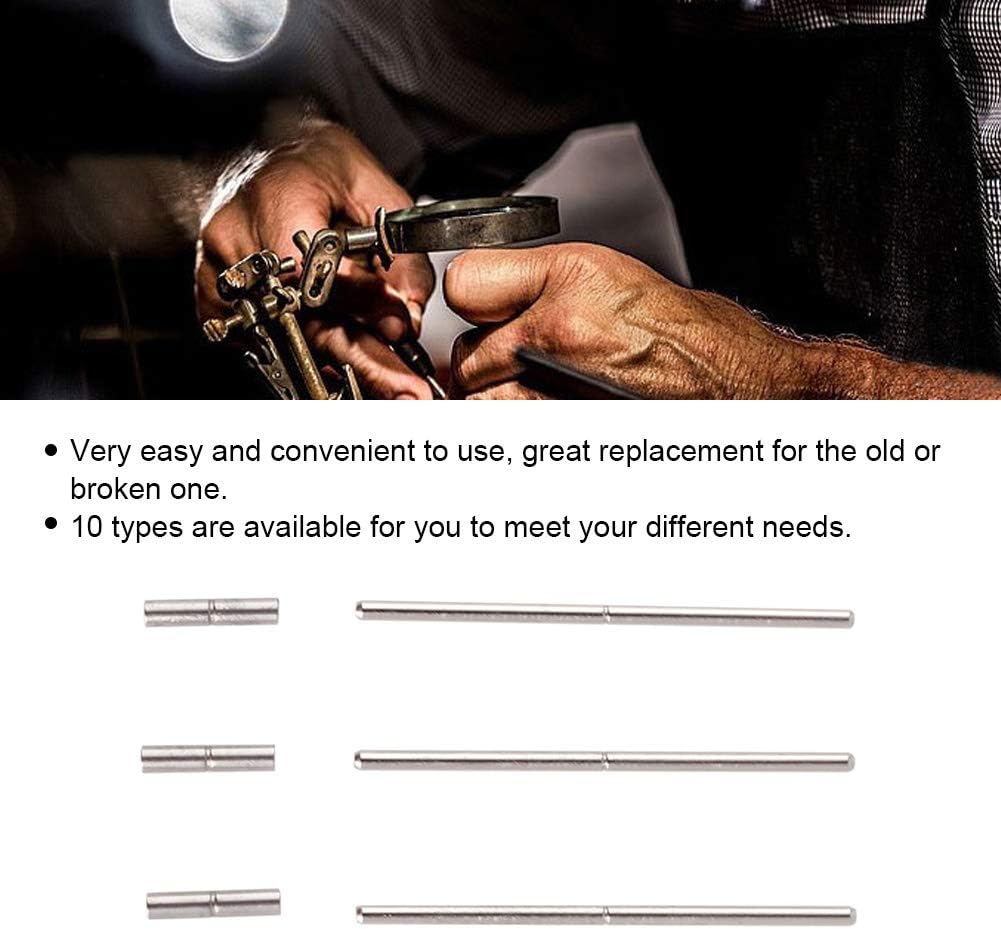 10 Types Watch Strap Watchband Tubes Pins Watch Repairing Tool Replacement Accessory