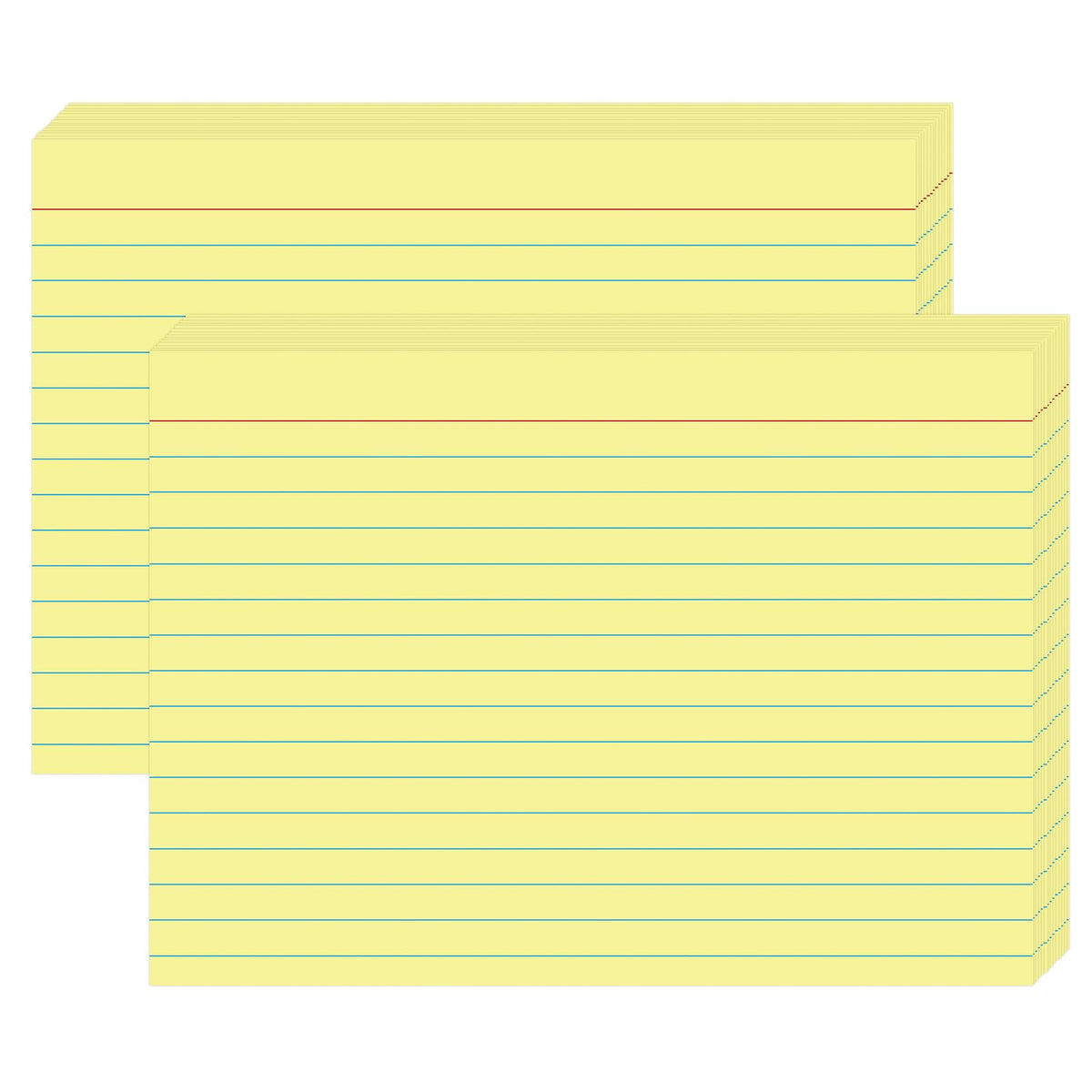 5x7 Index Cards (100 Count), Heavyweight 160gsm Blue Note Cards for Office — College