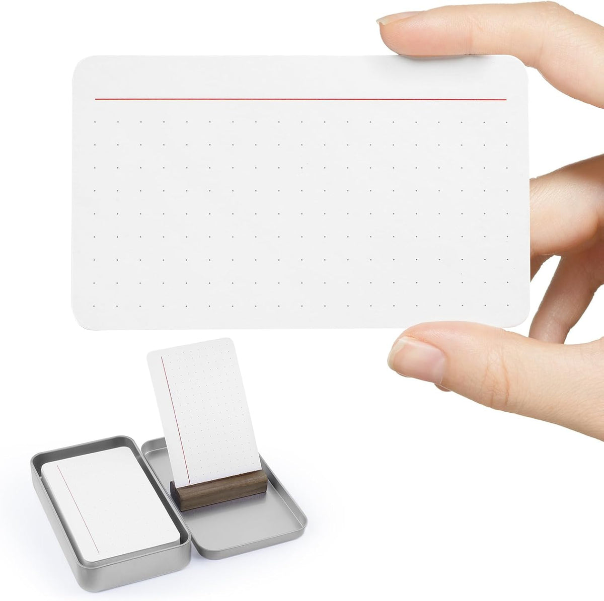 Dotted Index Cards, 3x5, Thick Heavyweight 350gsm Cards, 60 Count, To Do List