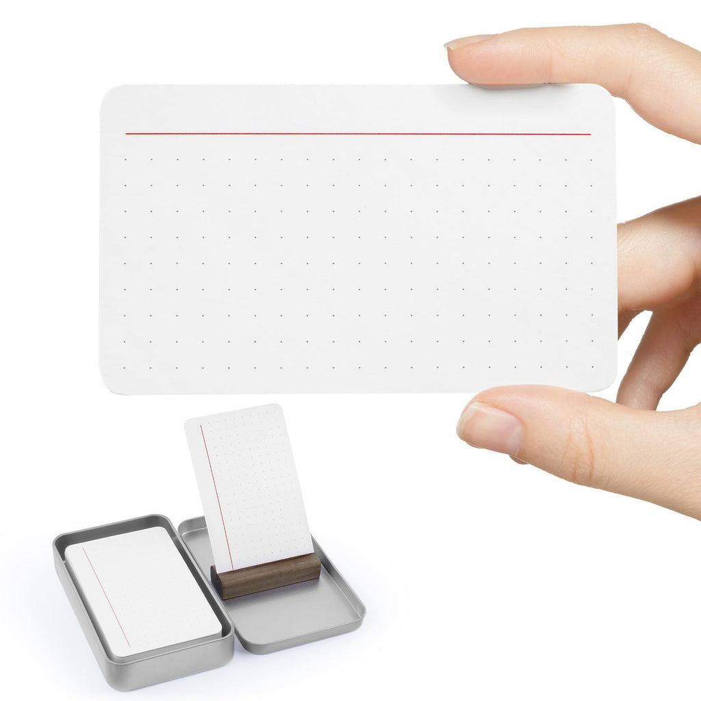 Dotted Index Cards, 3x5, Thick Heavyweight 350gsm Cards, 60 Count, To Do List