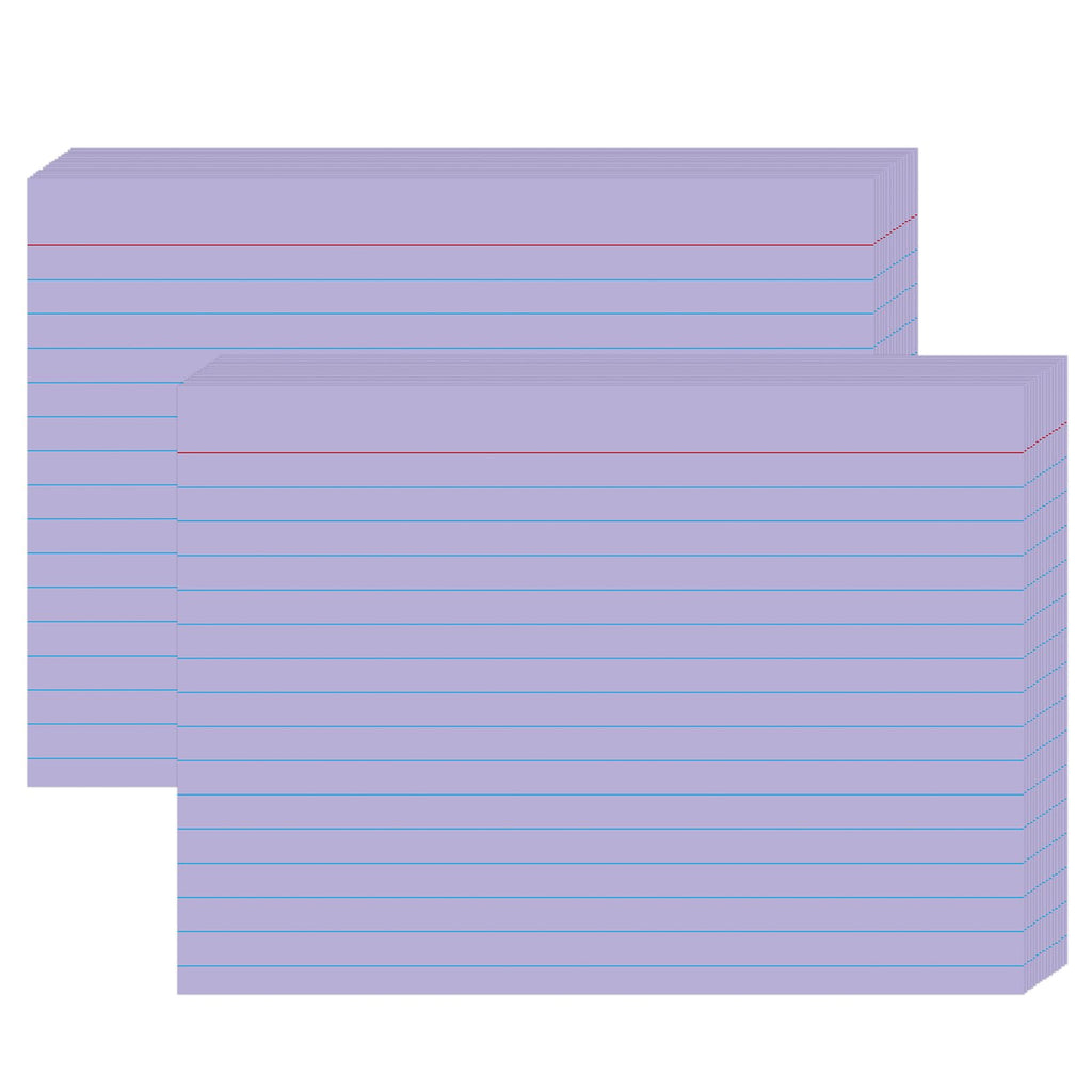 5x7 Index Cards (100 Count), Heavyweight 160gsm Blue Note Cards for Office — College