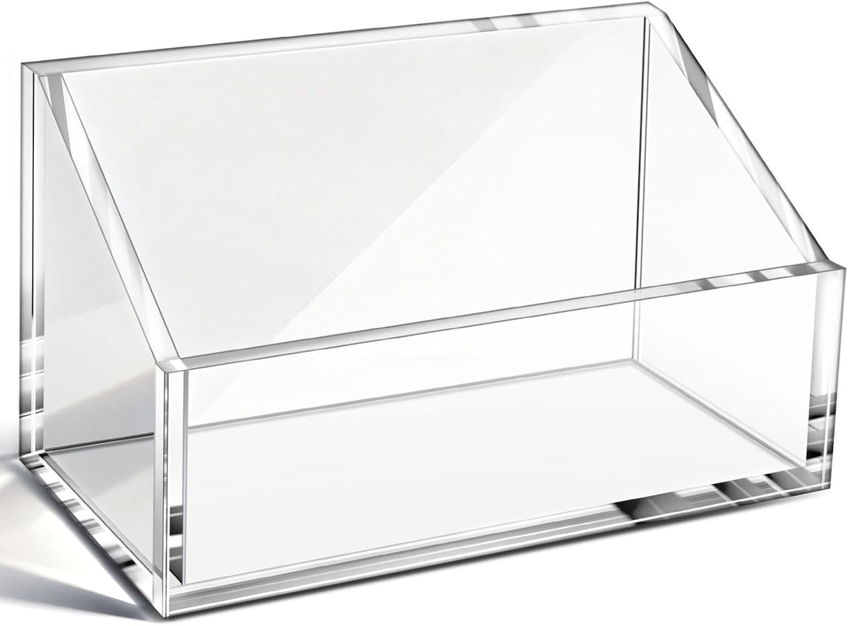 4x6 Index Card Holder, Clear Acrylic 4x6 Index Card Organizer -1 Pack (No Card)
