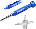 Tire Valve Stem Removal Tool Kit 3-Piece Set, Presta and Schrader Valve Core Removal
