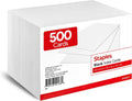 Staples Index Cards, 4x6 Inch, Blank, White, Acid-Free, 500-Pack