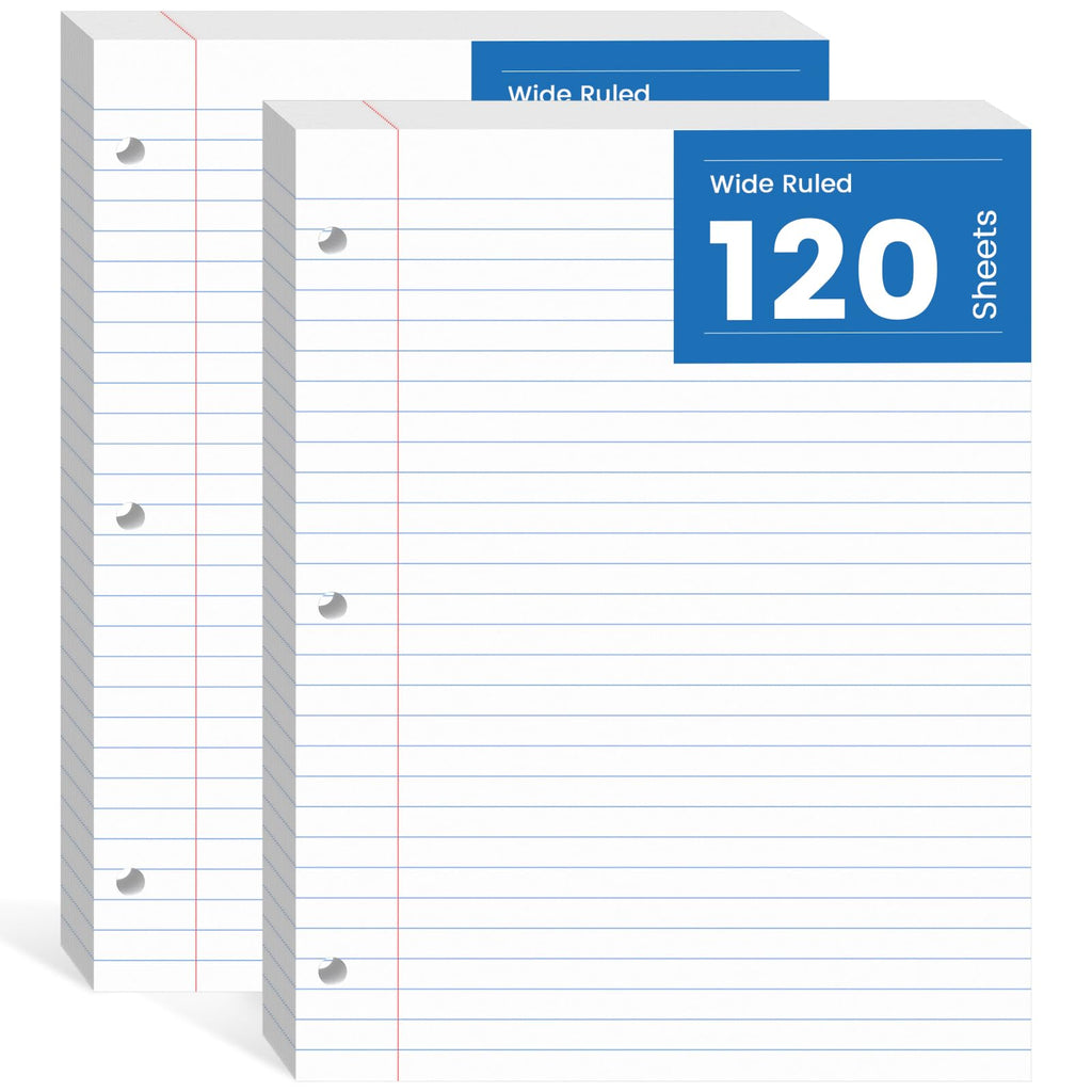 520 Sheets Graph Paper Loose Leaf 8 x 10.5, 4x4 Graph Ruled Filler Paper
