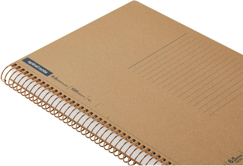Maruman Spiral Note Basic Notebook, 300 Pages, B5, 6.5mm Narrow Ruled