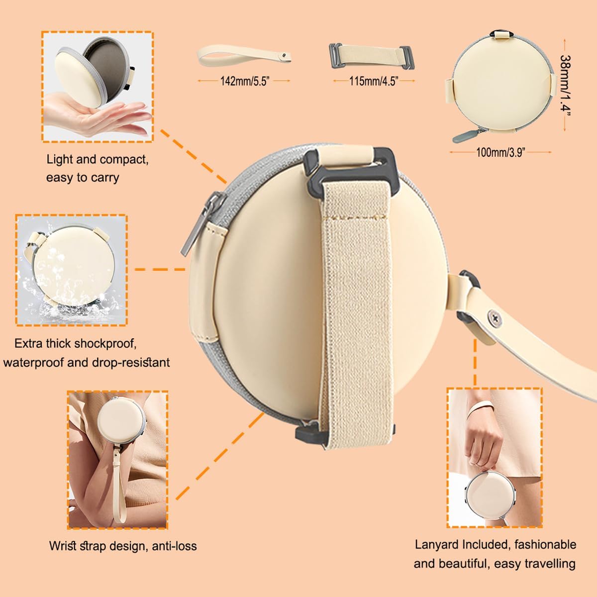 15-Piece Hearing Aid Earbud Cleaning Kit with Wax Loop, Carry Case