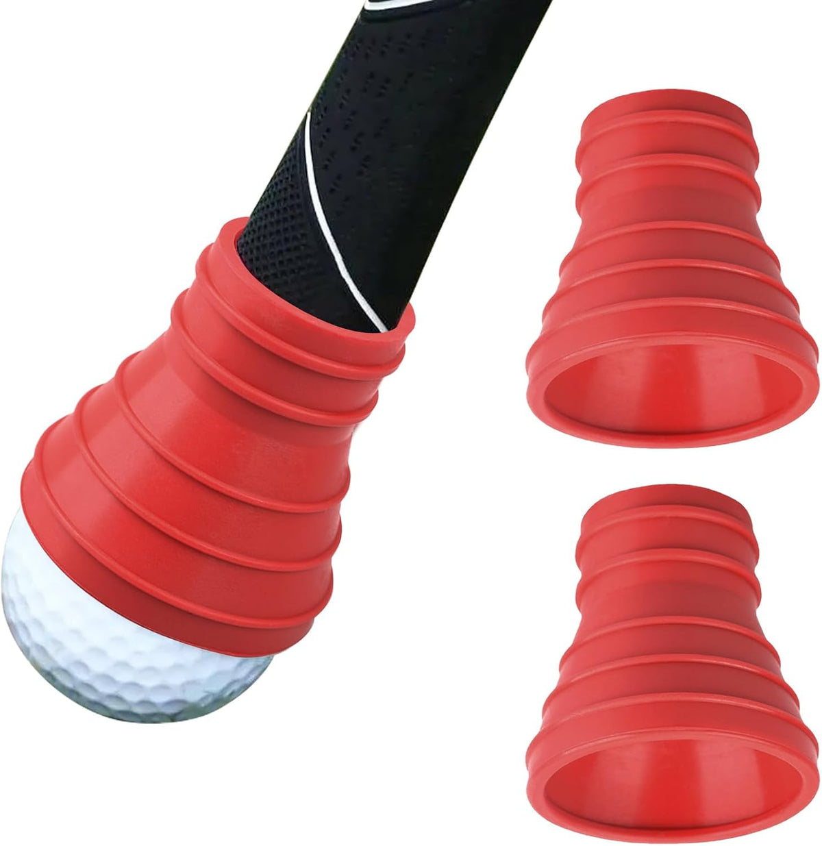 2Pcs Golf Ball Pickup Tool Retriever Rubber Suction Tool