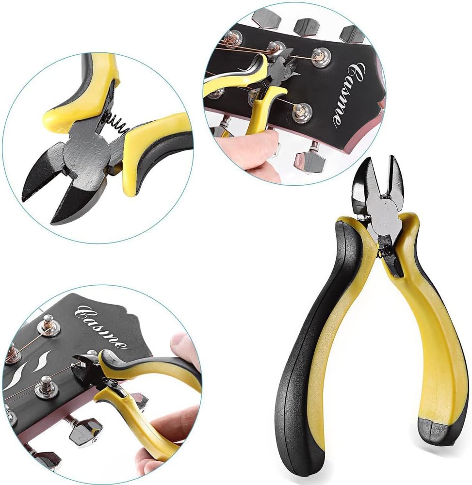 3-Pc Guitar Repair Kit with String Winder, Cutter and Pin Puller