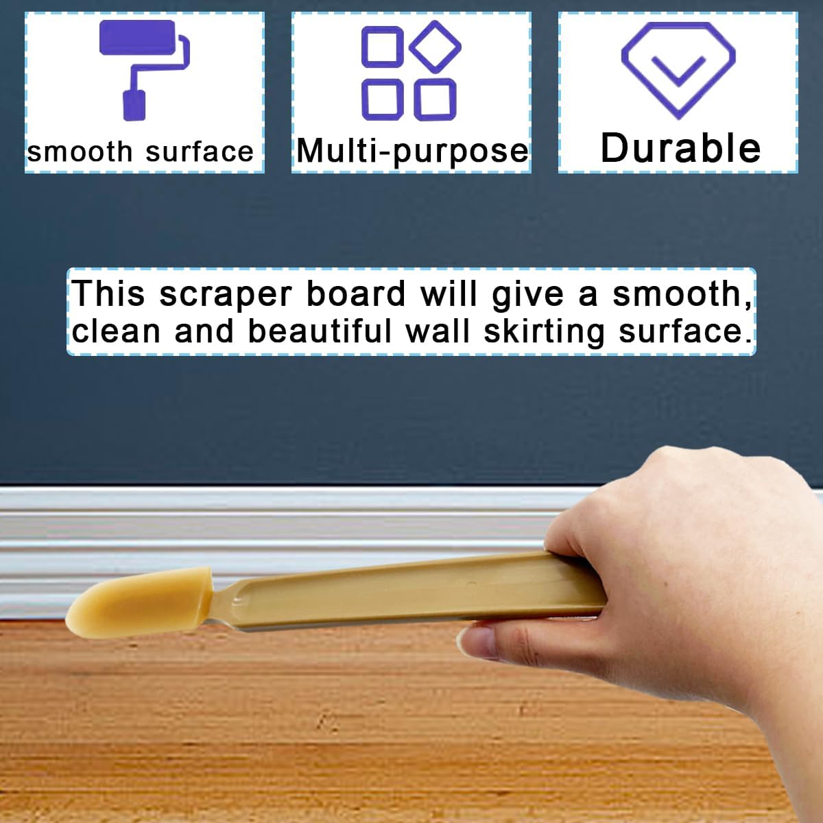 8 PCS Rubber Caulking Spatulas Tool,Rubber Caulk Silicone Sealant Finishing Tool