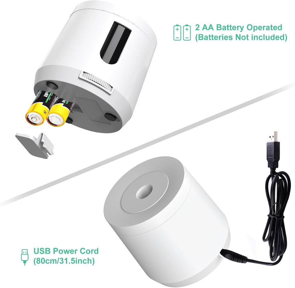 Bocyteopr Automatic Electric Pencil Sharpener, USB & Battery Operated