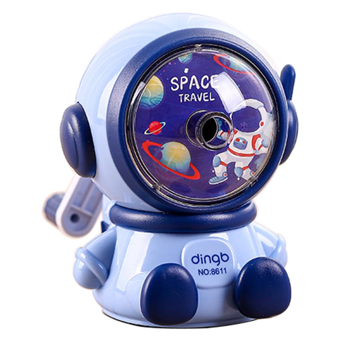 Pencil Sharpener, Hand Crank Manual Sharpener, Auto Pen Feed Feature
