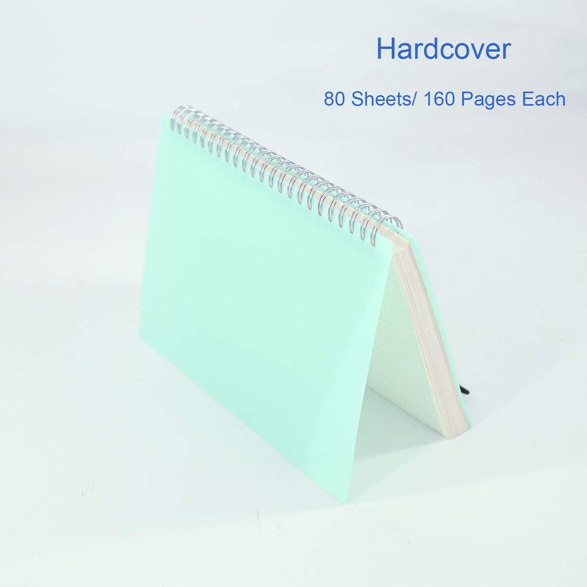 3 Pack A5 Spiral Graph Notebook with 120gsm Thick Paper