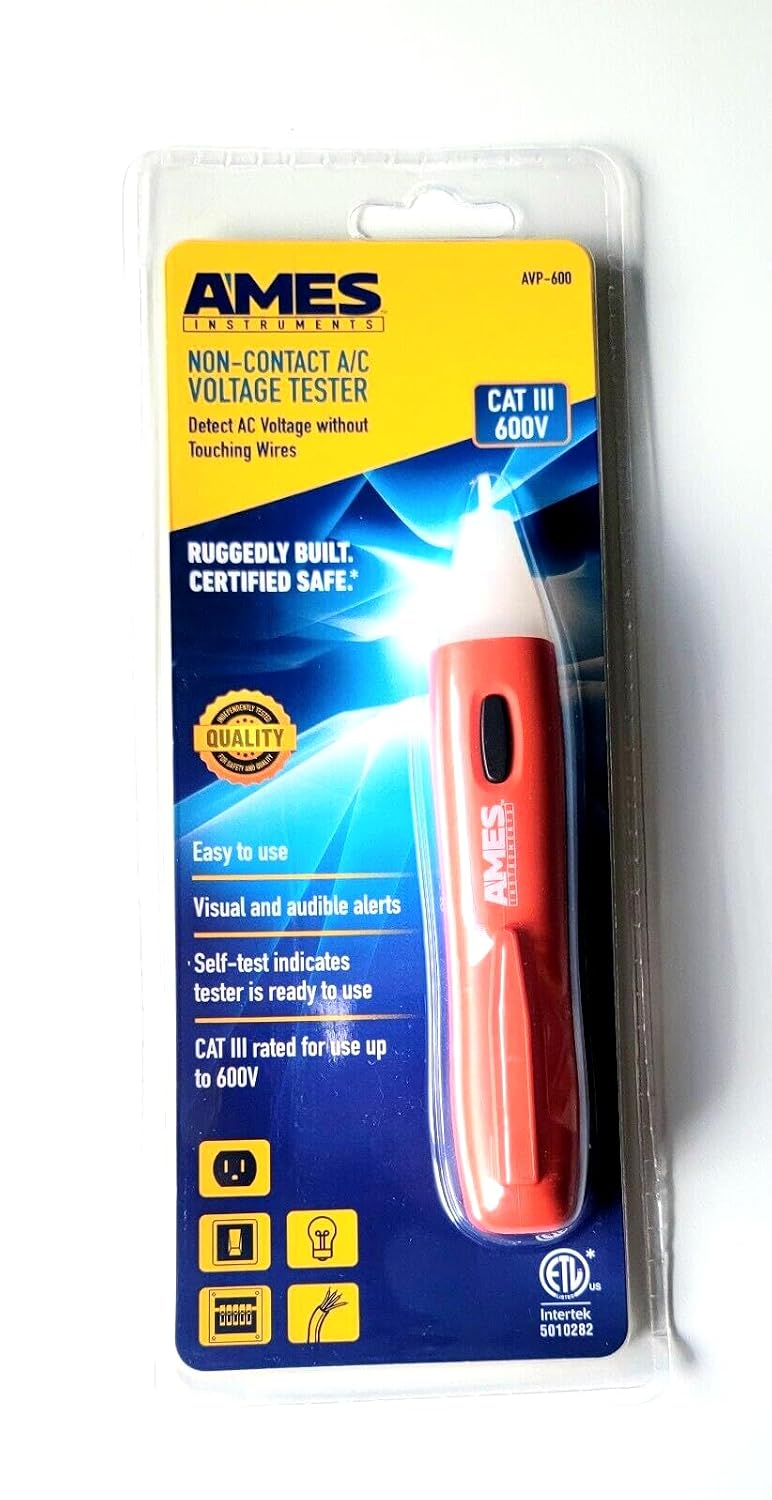 AMES AVP-600 Non-Contact Voltage Tester CAT III Rated 600V