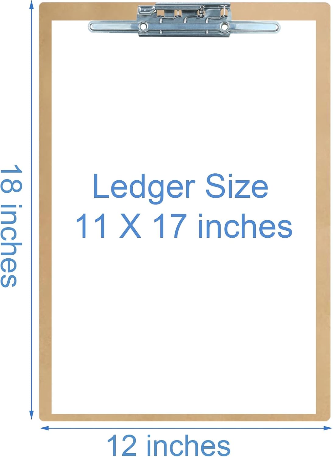 Acocony 11x17 Clipboard with 8 Inch Lever Clip Vertical 1-Pack