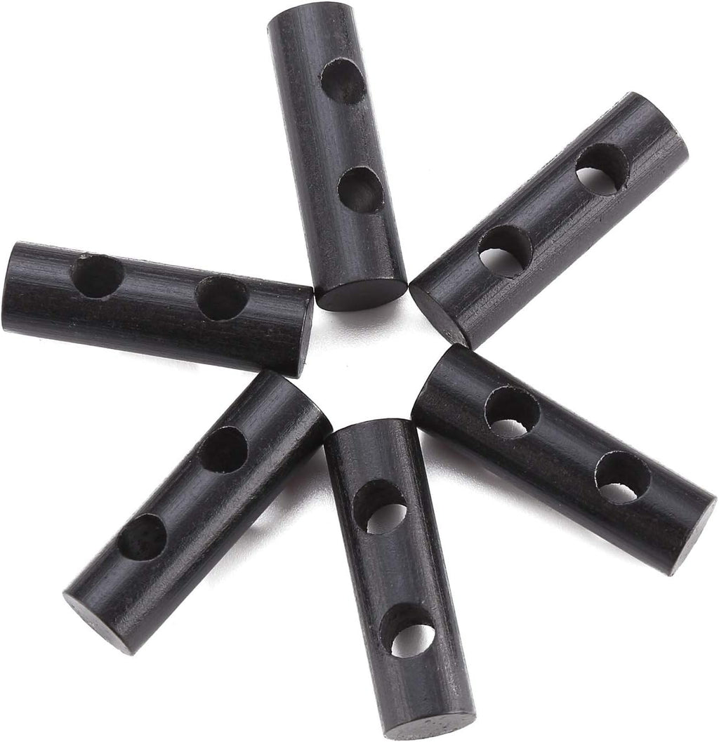 FOSTAR Mini Ferro Rods, 6 Pack Drilled Ferrocerium Rod Camping Emergency Fire Starters