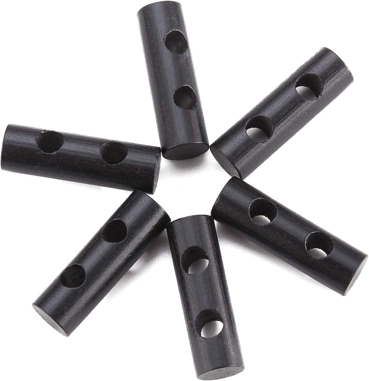 FOSTAR Mini Ferro Rods, 6 Pack Drilled Ferrocerium Rod Camping Emergency Fire Starters